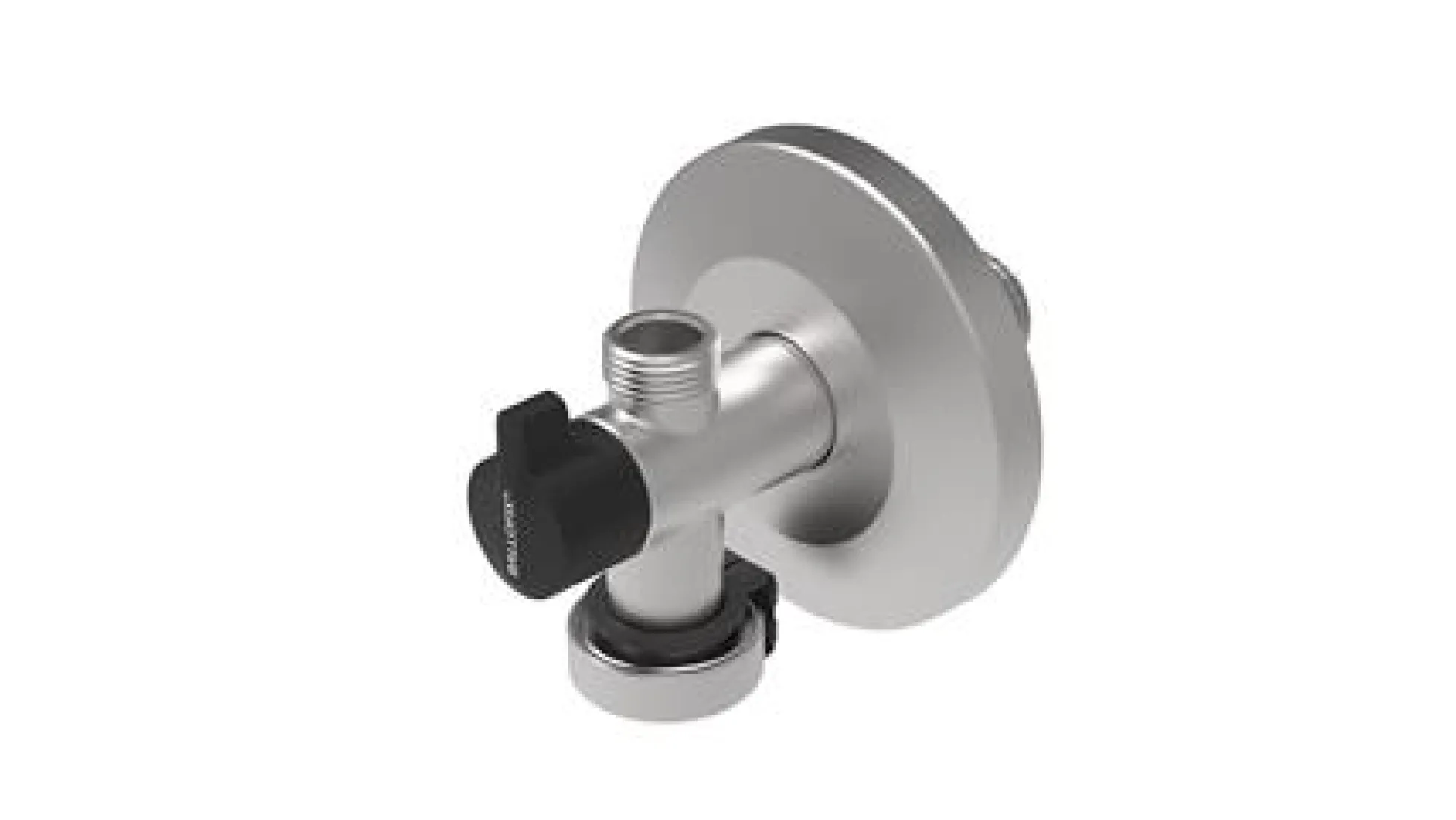 Broen ballofix vinkelventil, rustfri, 3/8x1/2x3/4"