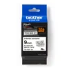 Brother tape TZe-S221, sort/hvid, 9 mm x 8 meter