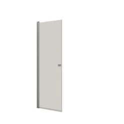 Brusedør Match, 200 cm, 77-79 cm, satin-klar