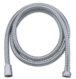 Bruseslange 1500 mm, metal, ½" omløber, ½" konus