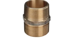 Brystnippel Rødgods, 1", Silicium Bronze - Viega