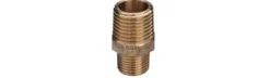 Brystnippel, 3/4" x 1/2", rødgods silicium bronze - Viega