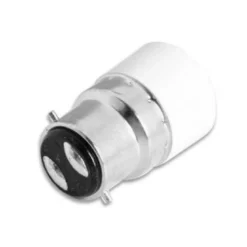 B22 til E14 adapter, 230V, 45mm x Ø28mm