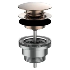 Bundventil, 1 1/4" x 63 mm, push-open, rosegold PVD - LAUFEN