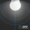 B22 5,5W LED pære - G45, Samsung LED chip, varm kulør