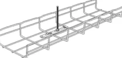 Cablofil Centerbæring SAS-E, el-galvaniseret, til gitterbakke CF 54/100