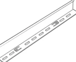 Cablofil Deleskinne COT-54-X, 54 mm, 3 meter, varmgalvaniseret stål