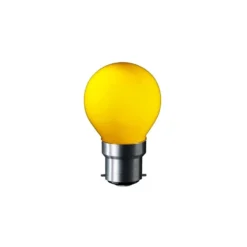CARNI1.8 LED pære, 1,8W, gul, 230V, B22
