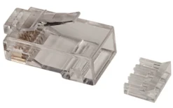 Cat 6A UTP RJ45 (8P8C) modular plug t. stiv rund ledning