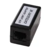 Cat 5e UTP RJ45 (8P8C) mellemled - Lige igennem / Sort