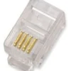 Cat 3 UTP RJ10 (4P4C) modular plug t. blød flad ledning