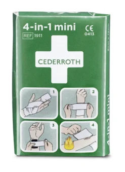 Cederroth 4-i-1 mini blodstopper, steril universalbandage