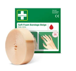 Cederroth Soft Foam bandage, beige, 3x450cm