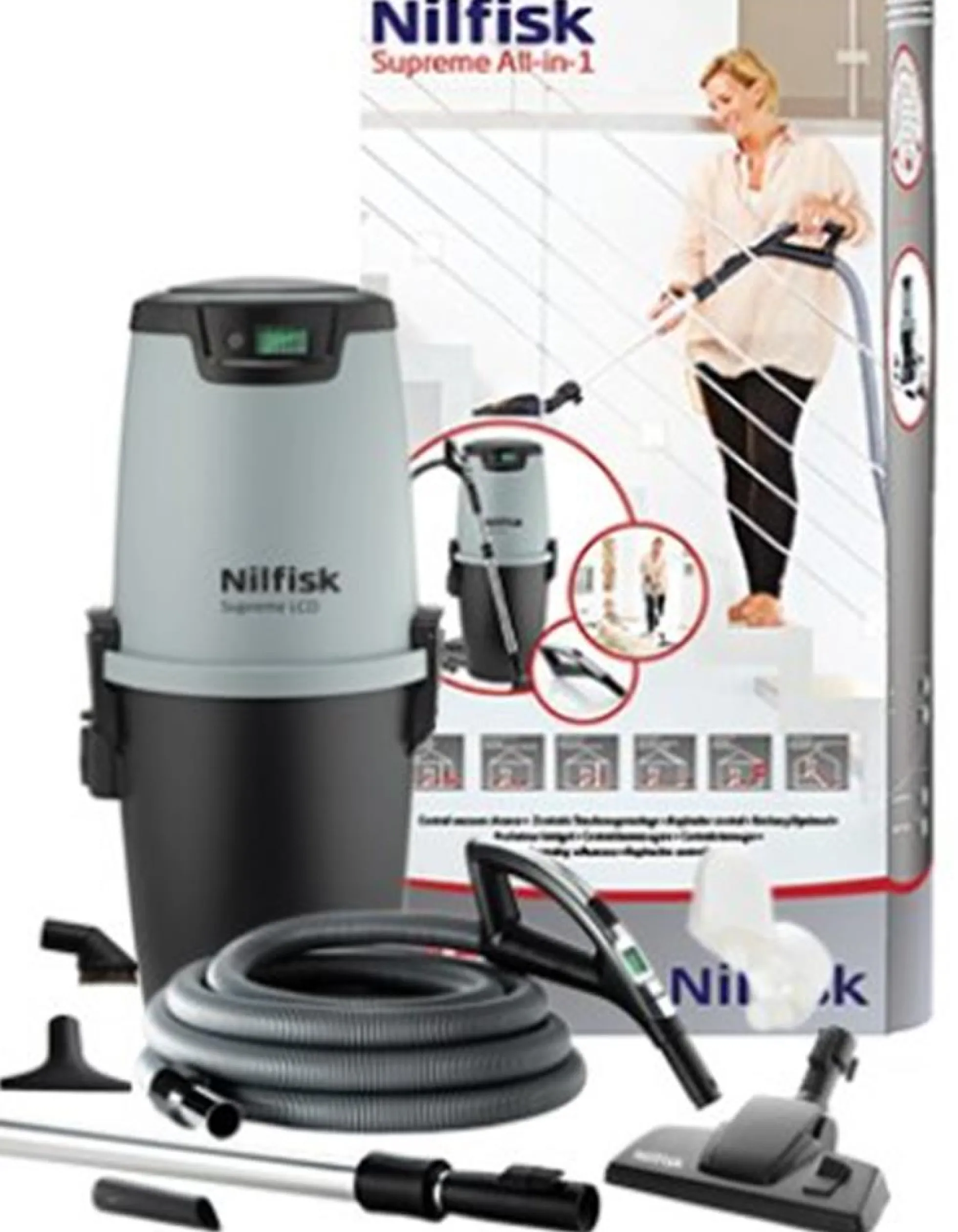 Centralstøvsuger, Nilfisk ALT-I-1 LCD Wireless+
