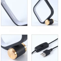 Cirkel CCT lampe, 15x15cm, Bluetooth, 5V USB