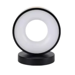 Cirkel RGBIC lampe, 18x15cm, Bluetooth, 5V USB