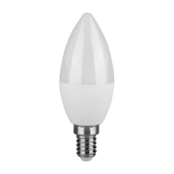C37 LED Pære, 3,7W, E14 - Plastik, Samsung Chip, 3000K