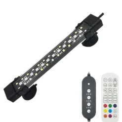 20 cm akvarie armatur, 8W LED, RGB+NW, IP68