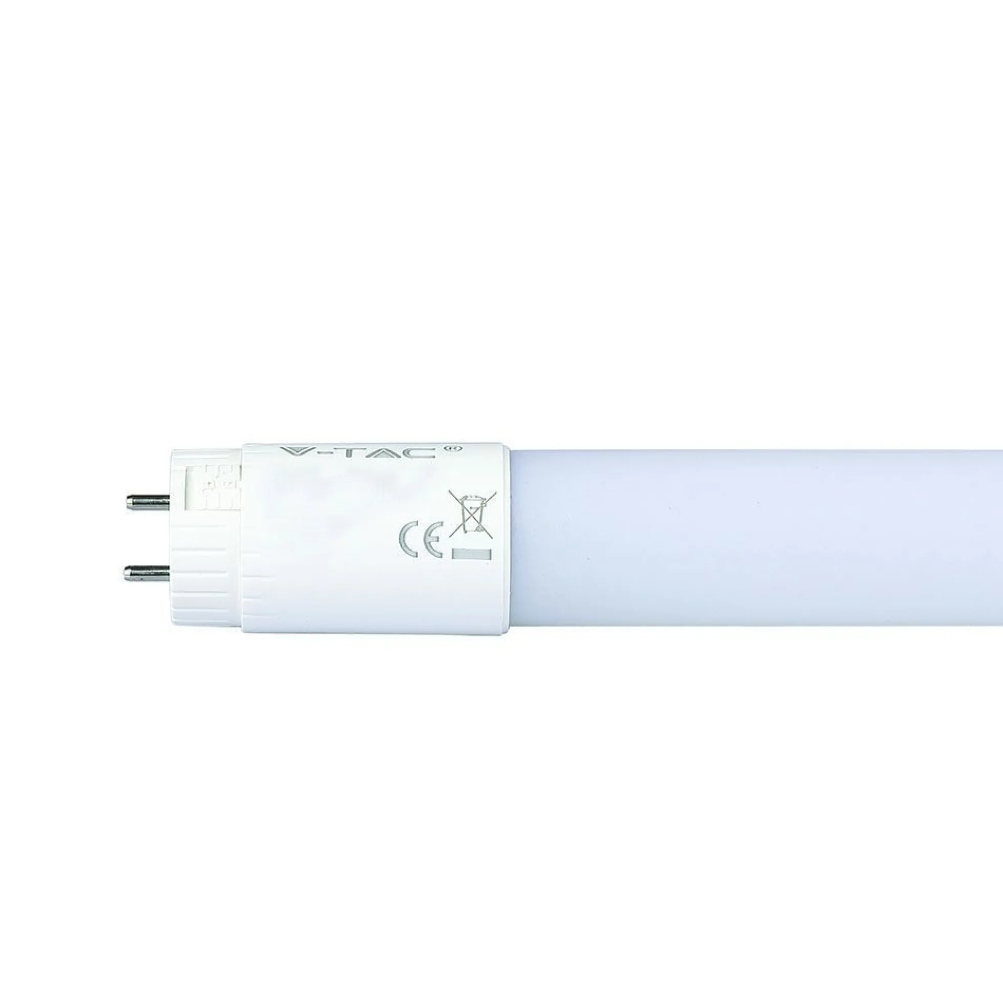60cm / 10W T8 LED rør, Samsung LED chip, Kold hvid (6400K), 850 lumens, 160° spredning - VT-061.cw (restsalg)