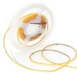 COB-LED strip, 5 meter, 7W/m, 3mm bredde, RA93, 24V DC, IP20, 400 LED pr. meter, varm kulør