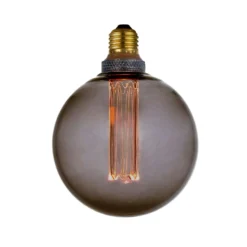 COLORS DIM LED Globe G125 SMOKE E27, 5W, 200lm, 360°