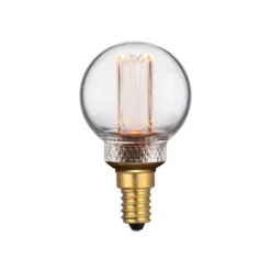 COLORS Krone E14 2W Blitz, 3000K, 200lm, Dæmpbar, Klar Glas