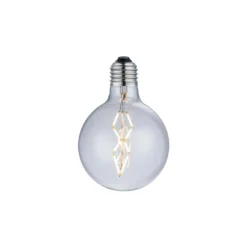 COLORS LED Mini Globe De Luxe E27 2W, Klar, 80 mm Diameter, 120 mm Længde