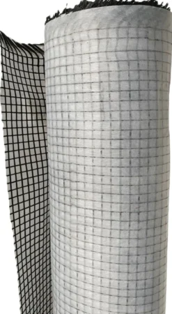 Combigrid 5,0 x 50 m, 310 g forstærket geotekstil, 12 x 12 mm