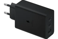Common, black, 65W power adapter trio