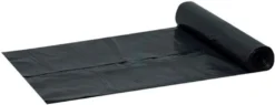 Containersæk, sort, 240L, 1240x1510mm, rulle - 10 stk