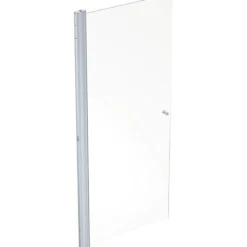 Contura Shower Space lige dør, mat profil/klart glas, SPNK 700, knopgreb