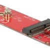 Converter M.2 Key M male > M.2 Key E slot for USB and PCIe modules