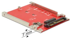 2.5" Converter U.2 SFF-8639>M.2 NVMe Key M-7 mm