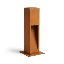 Corten havelampe, 50cm, 12W, IP65, 3000K, 230V, rust