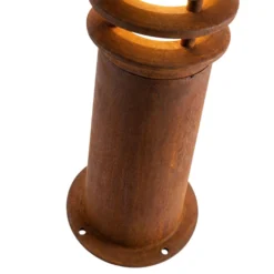 Corten havelampe, 11W, 40 cm, IP65, 3000K, 1600 lumen, 230V, rust