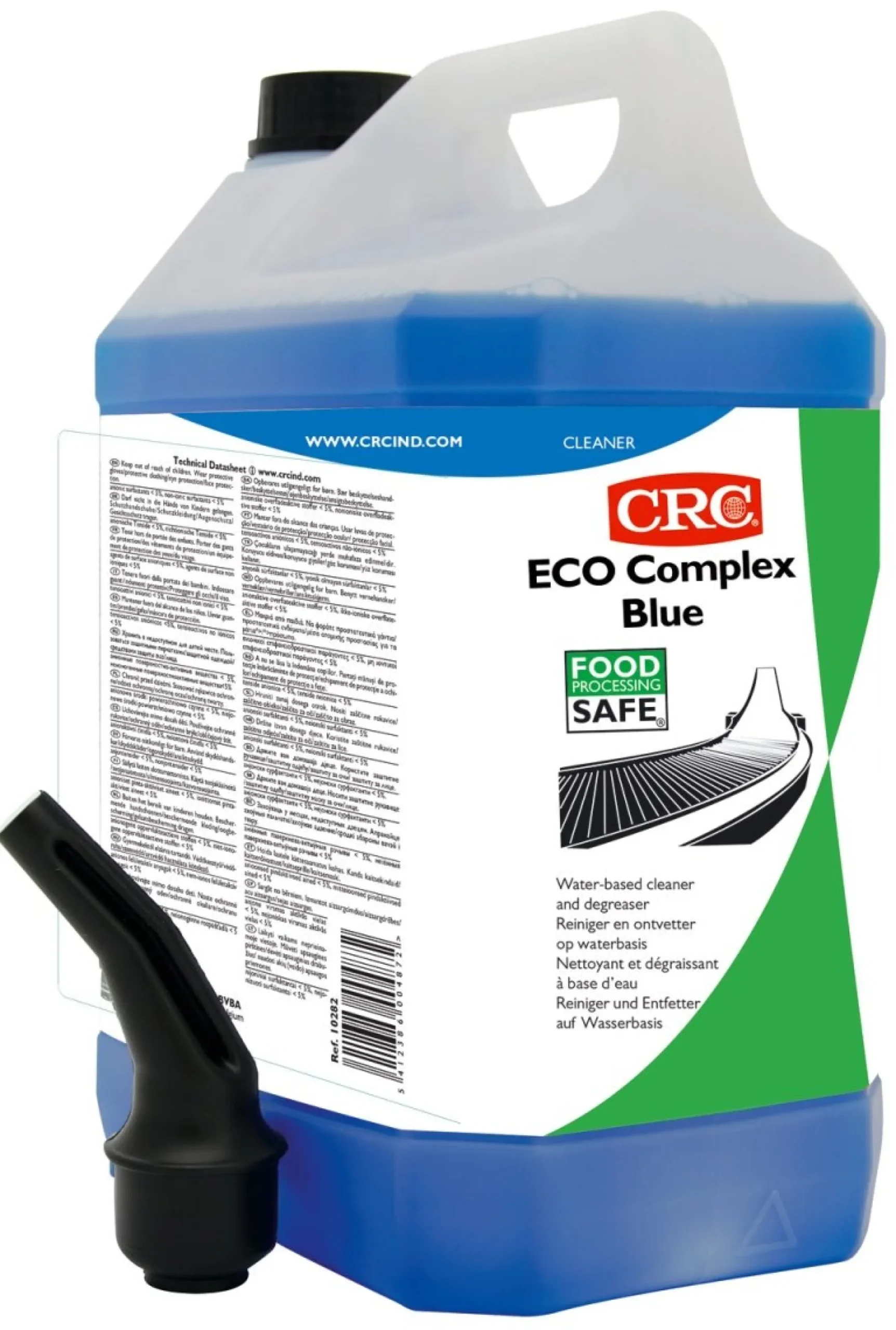 CRC rengøringsmiddel Eco Complex Blue, fødevarer, 5 liter