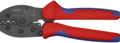 Crimptang 9752 35, 220mm, 4,8+6,3mm stik - Knipex
