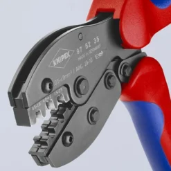 Crimptang 9752 35, 220mm, 4,8+6,3mm stik - Knipex