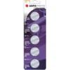 CR2430 5-pak AgfaPhoto knapcellebatteri - Lithium, 3V (restsalg)