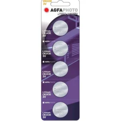 CR2430 5-pak AgfaPhoto knapcellebatteri - Lithium, 3V (restsalg)