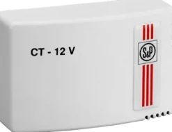 CT-12/14: Sikkerhedstransformator til S&P svagstrømsventilatorer (f.eks. EDM-100 C 12V), 12Vac – S&P