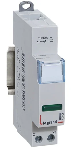 CX3 signallampe, grøn LED, 110/400V