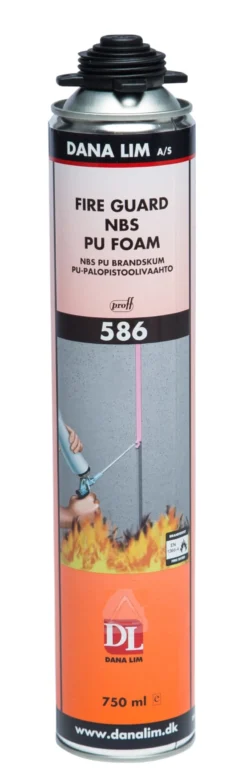 Dana Lim Fire Guard PU NBS Foam 586, brandskum - 750 ml dåse