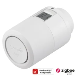 Danfoss Ally™ Zigbee radiatortermostat med RA,M30, RAV og RAVL adapter