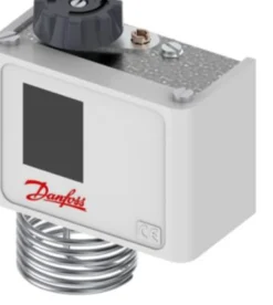 Danfoss KP termostat, Indstillingsområde Diff. 4,5 - 25 / 1,8 -7 °C