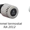 Danfoss – RA 5074 fjernindstillings termostat med fjernføler og 2 x 2 meter kapillærrør, hvid