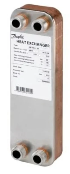Danfoss Redan XB06L-1 Pladevarmeveksler, 24 Plader, 320 x 95 x 9,8 mm