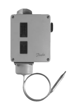 Danfoss RT107 termostat, 70-150°C, auto, 2 meter