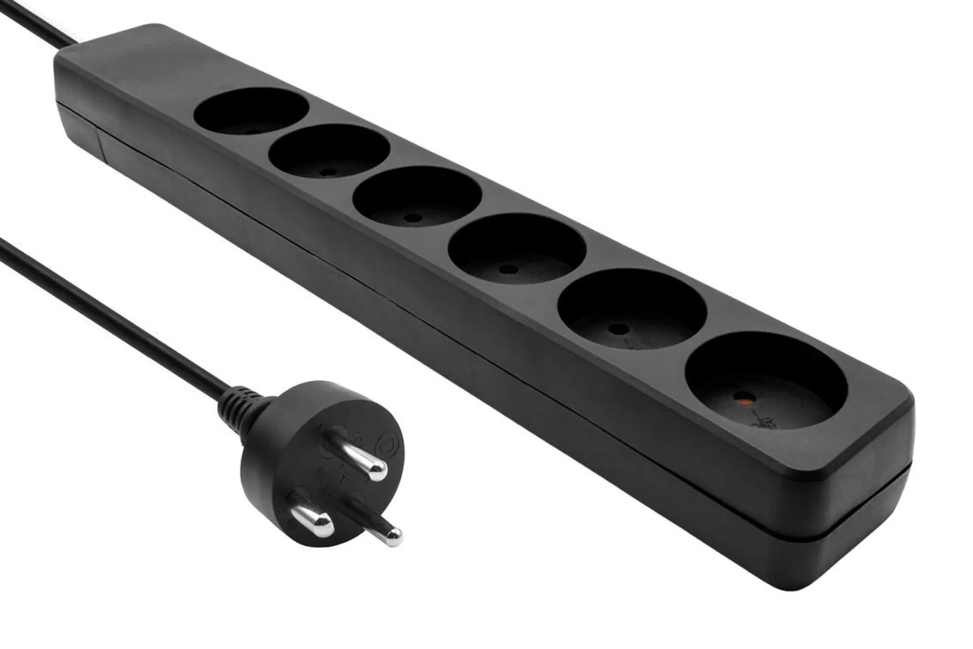 Danish power strip, 6-vejs