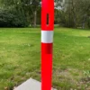 Danpæl Afspærringscylinder, 100 cm, rød - Letbæk Plast